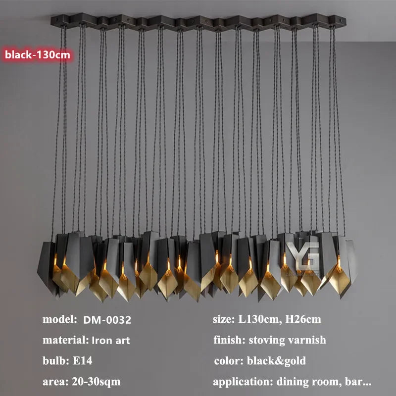 Modern Designer LED Chandelier Lighting Living Dining Room Decor Led Pendant Light Villa Bar Dining Table Hanging Lamp Luminaire