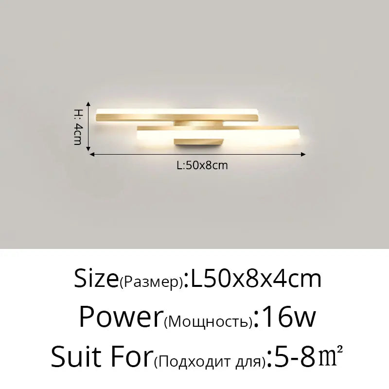 plafonnier Longue bande LED