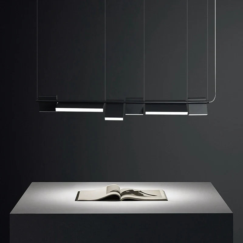 lustre led design moderne rotatif pour intérieur décoratif