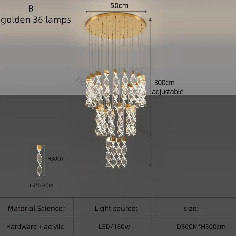 lustre décoratif pour un éclairage élégant et moderne