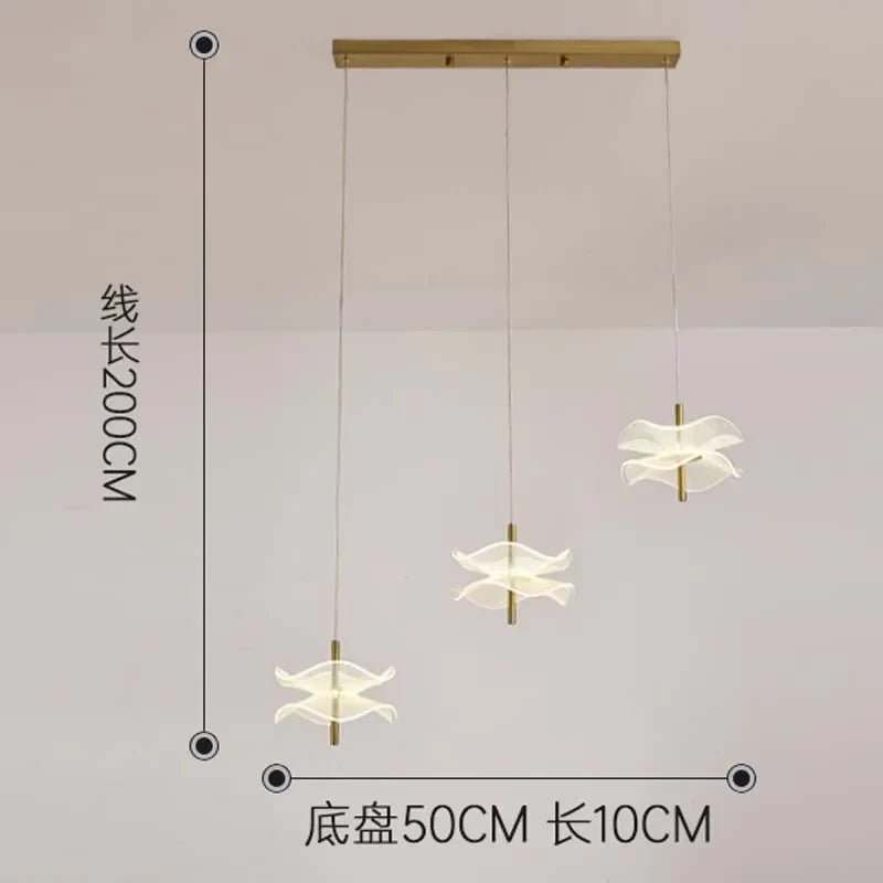 lustre en cristal led de luxe pour éclairage moderne créatif floral