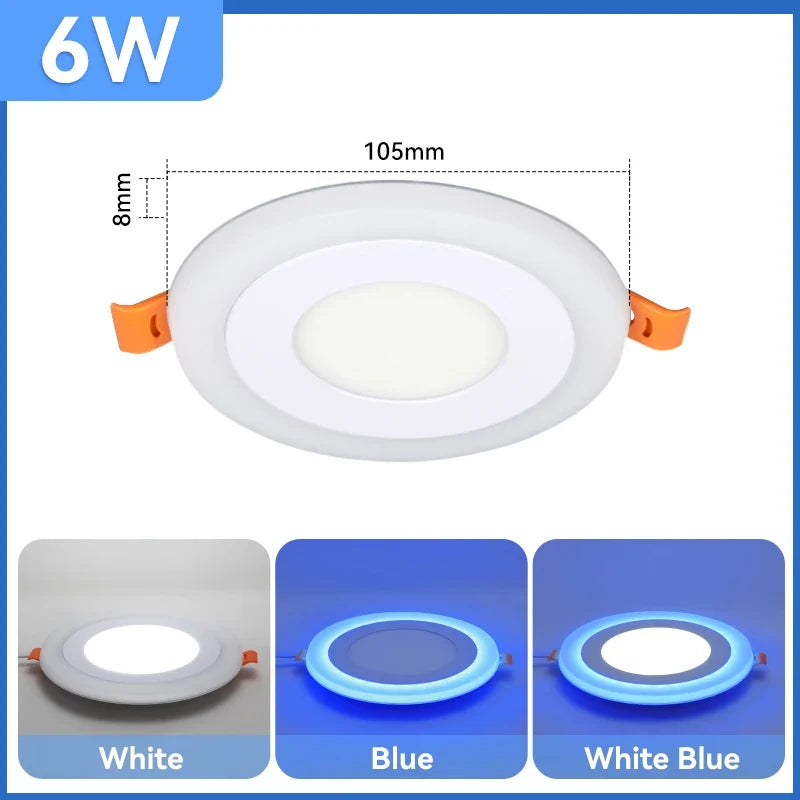 plafonnier encastré à led lumière froide design moderne pour intérieur