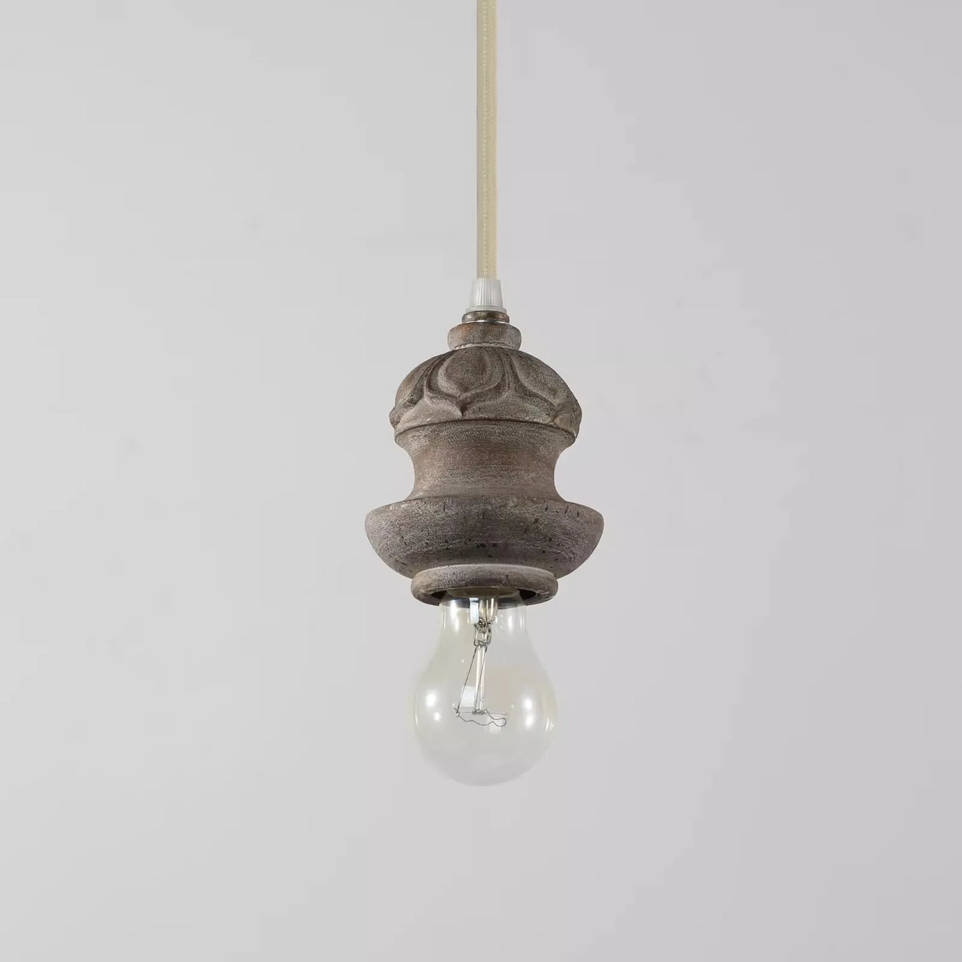 suspension rétro style rural imitation bois pour intérieur