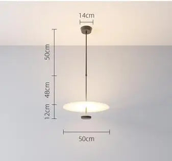 Nordique rond salle à manger lustre moderne chambre chevet soucoupe volante suspension lampe suspendue bar mode luminaire