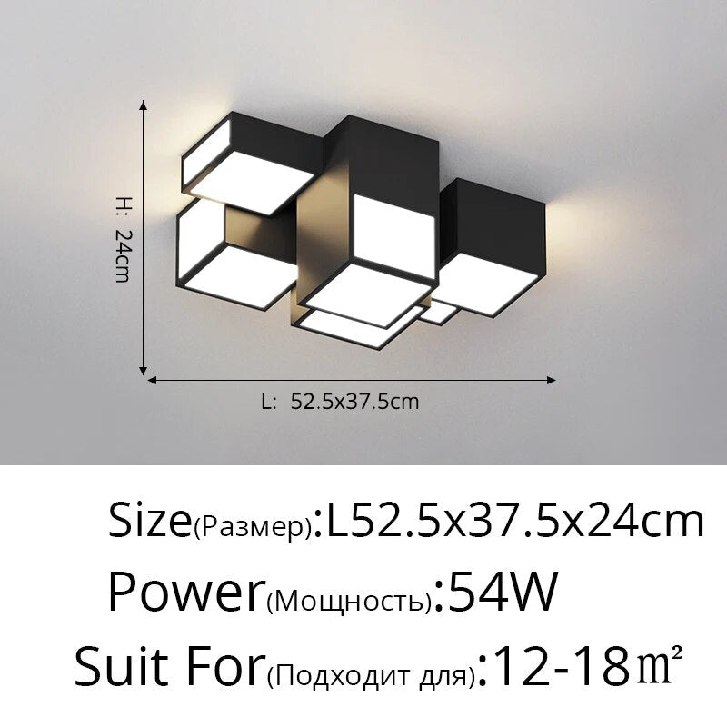 Lustre LED minimaliste intérieur éclairage cuisine