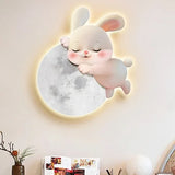 Applique murale led lapin dessin animé décoration moderne