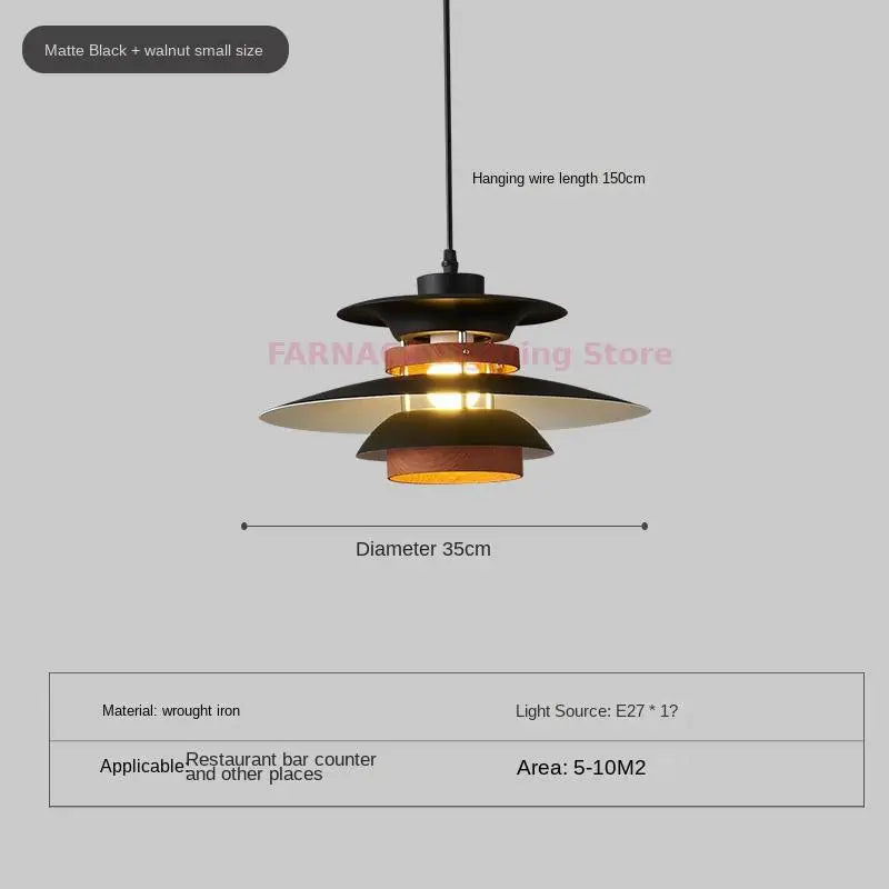 lustre design nordique créatif style japonais pour bar et salon