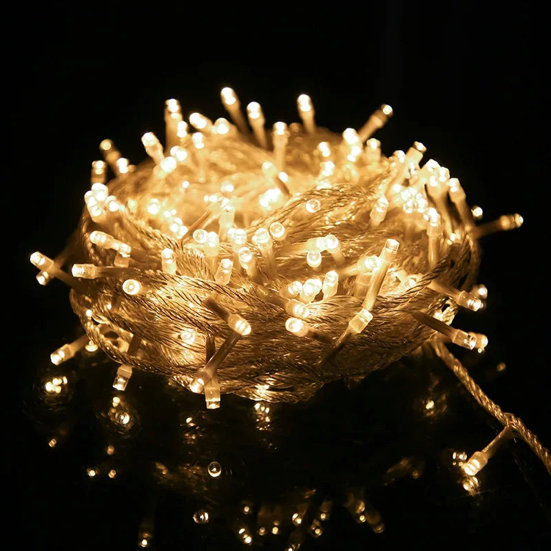 guirlande lumineuse led étanche pour sapin de noël extérieur