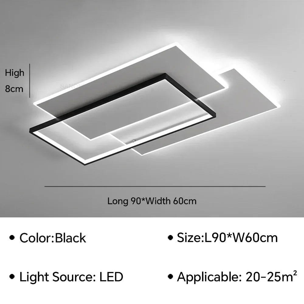 lustre moderne simple pour décoration intérieure lumineuse
