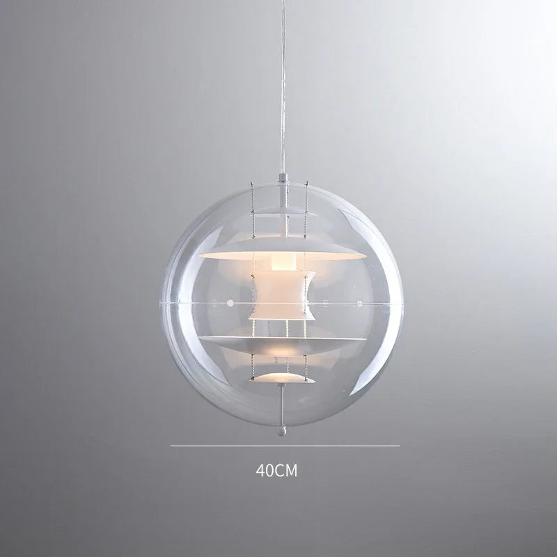 suspension globe design scandinave luminaire moderne élégant