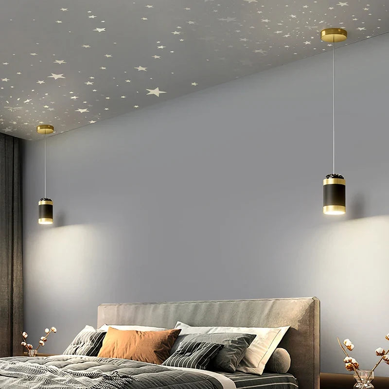lustre led moderne à suspension pour intérieur nordique décoratif