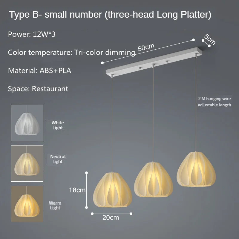 lustre nordique petit pétale pour ambiance conviviale