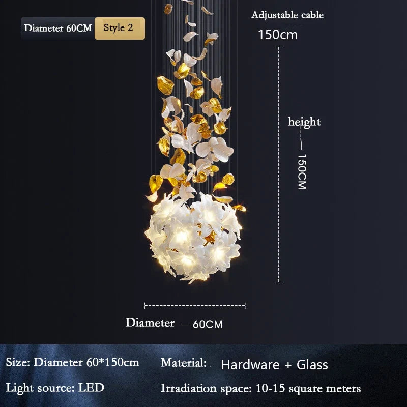 lustre led moderne pour décoration et éclairage maison