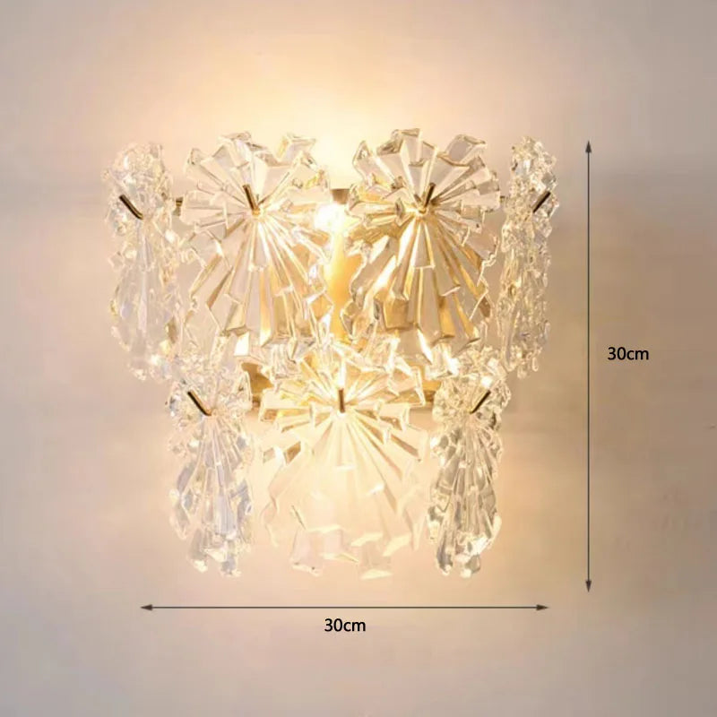 applique murale en verre design pour décoration intérieure moderne