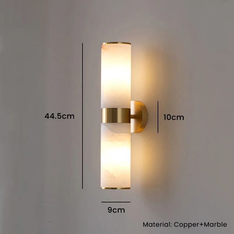 applique murale moderne cuivre salle luminaire