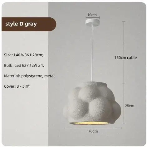 lustre led japonais créatif pour décoration intérieure artistique