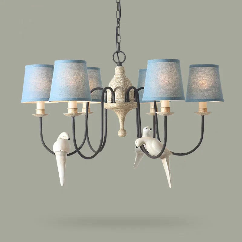 suspension vintage nordique design oiseau pour restaurant café