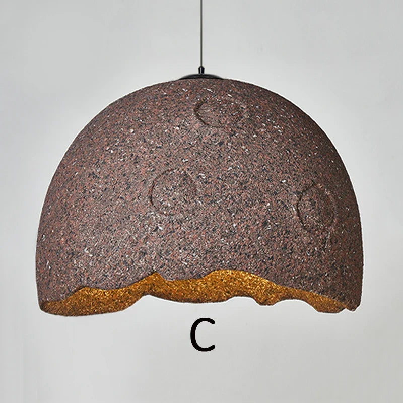 lustre style nordique wabi sabi led rétro pour décoration maison