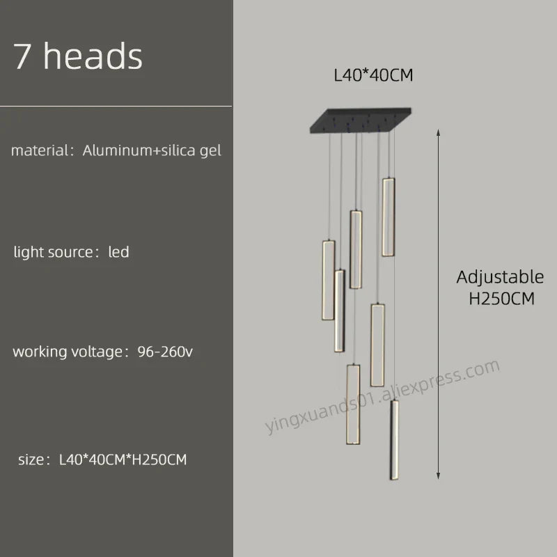 lustre suspendu moderne style loft pour intérieur élégant