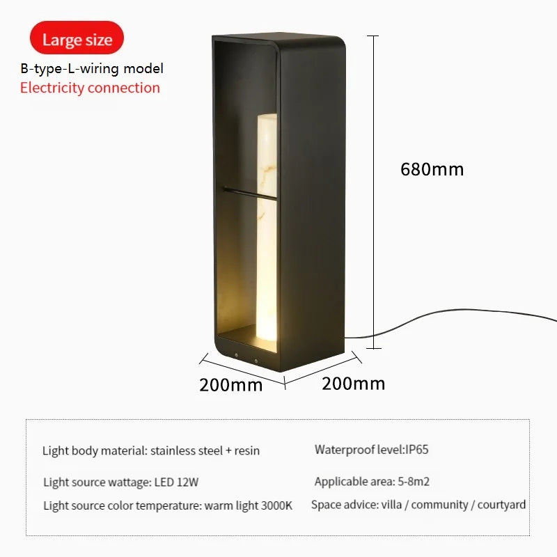 lampe solaire led extérieure étanche pour jardin et cour