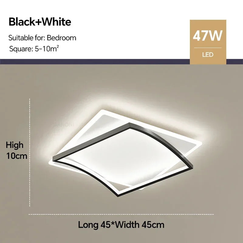 plafonnier led moderne luminaire décoratif intérieur design élégant