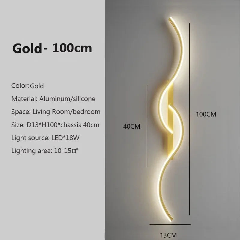 Applique murale LED moderne et minimaliste