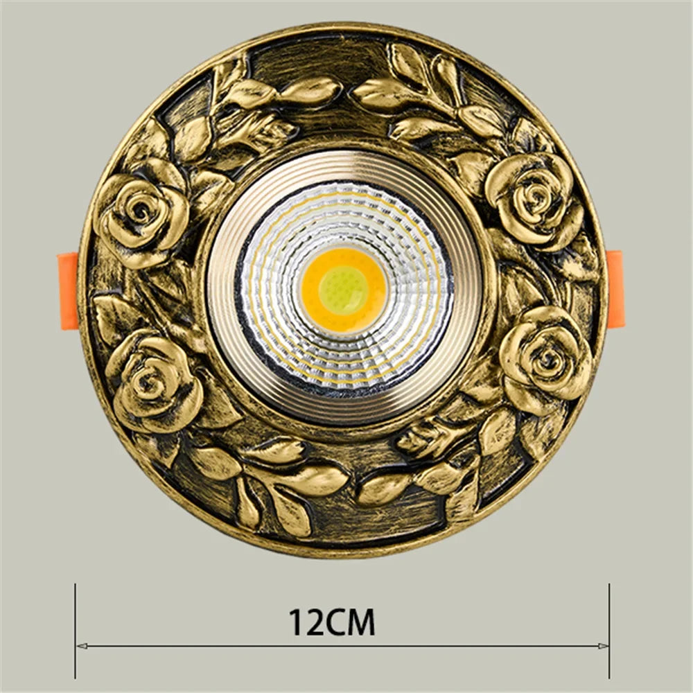 spot led encastrable rétro pour décoration style campagnard