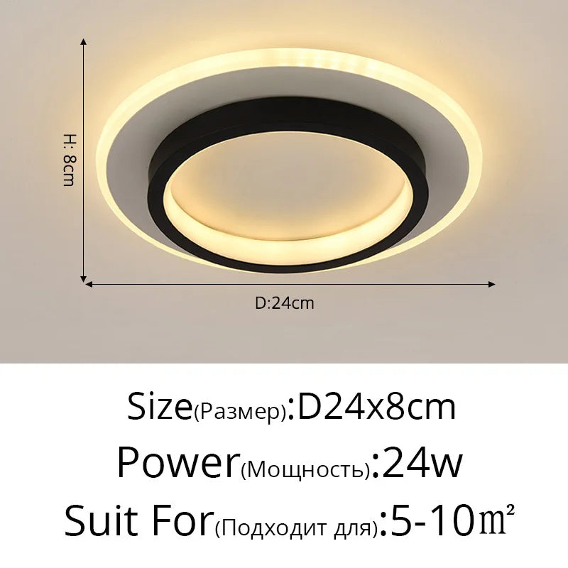 lustre nordique led simple moderne créatif balcon