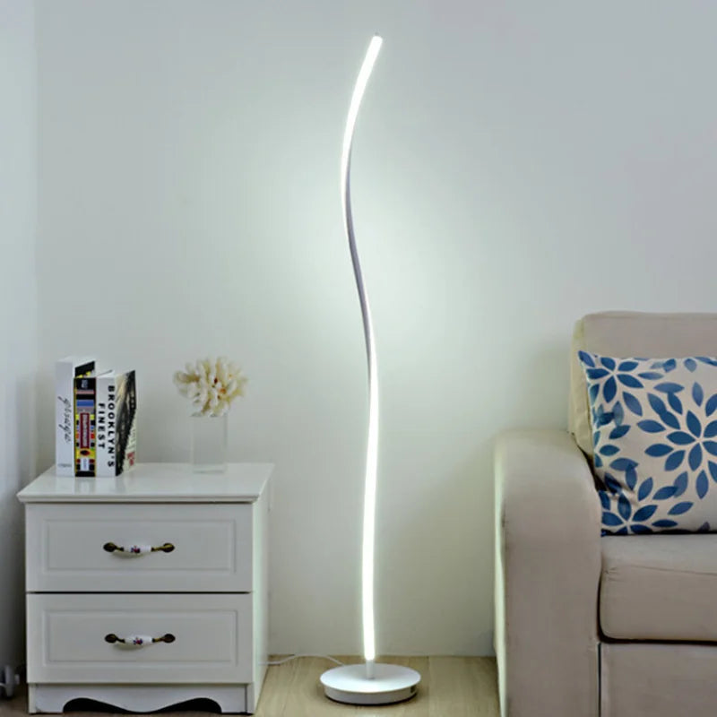 lampadaires led silice gel salon étude