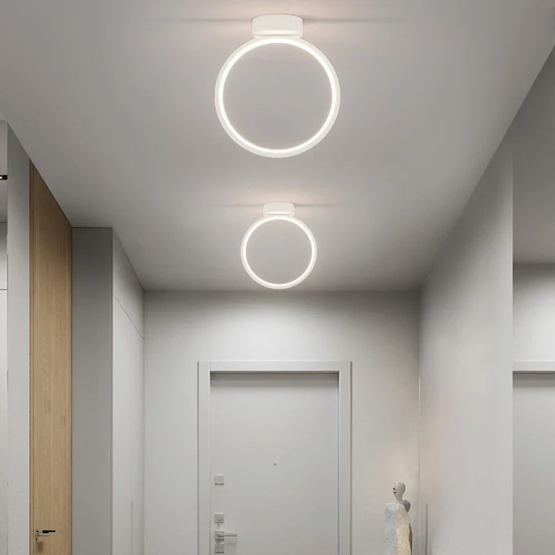 plafonnier led encastré moderne étoile allée salon entrée