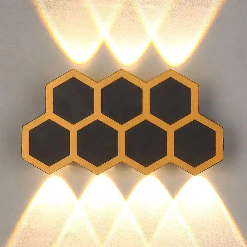 Applique murale créative en nid d'abeille