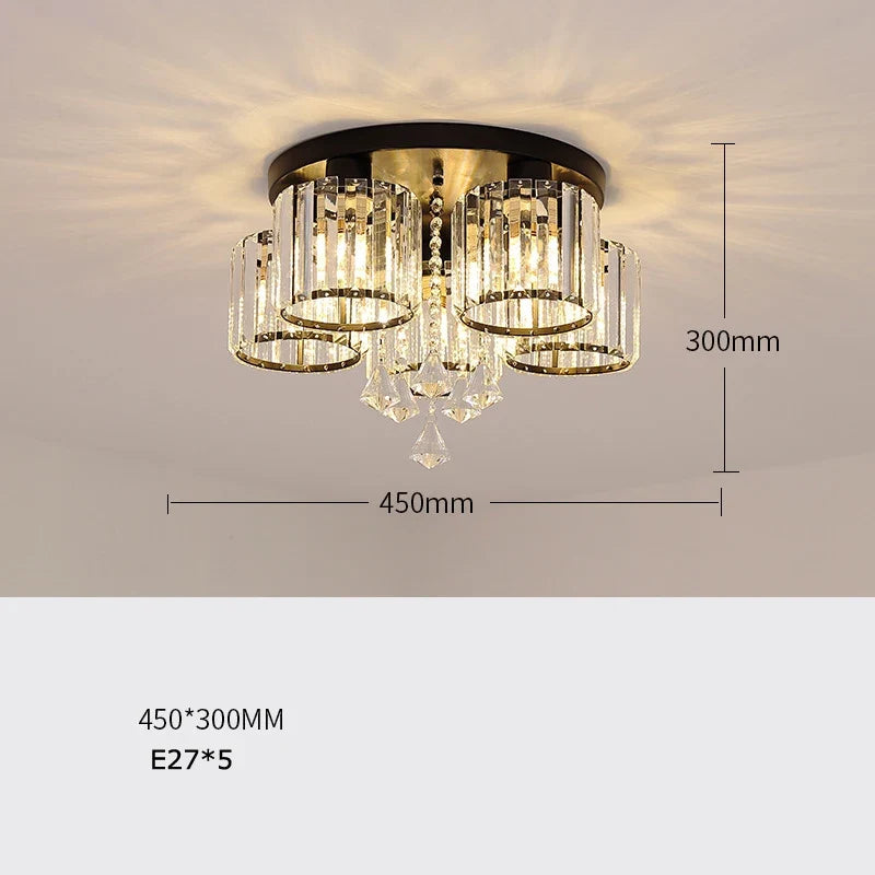 plafonnier led moderne à intensité variable pour intérieur