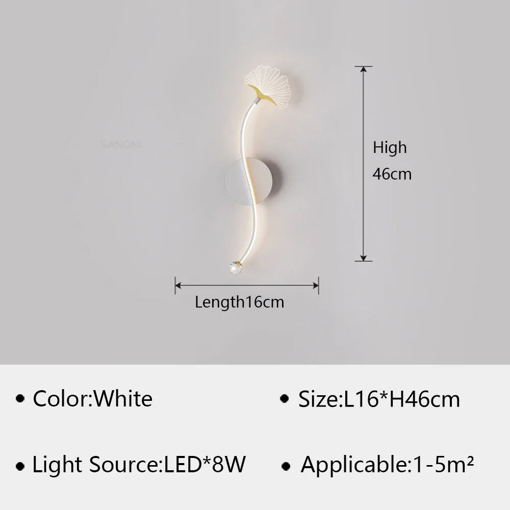 applique murale led moderne pour décoration intérieure élégante