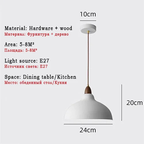 lustre led nordique industriel pour décoration intérieure moderne