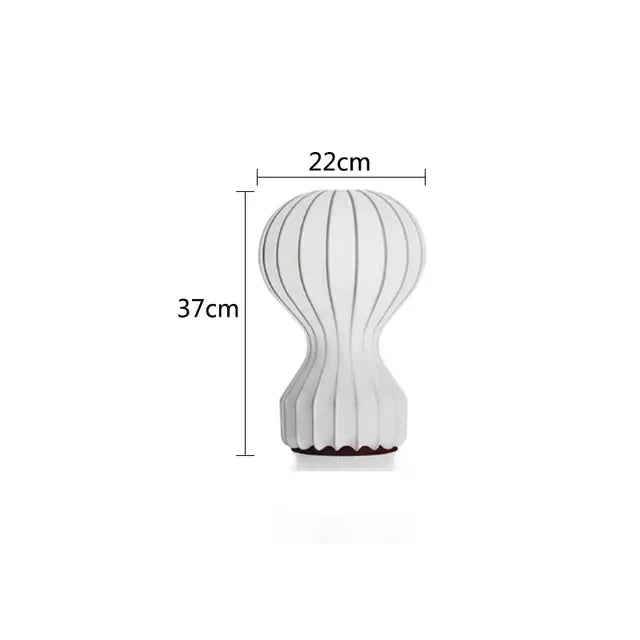 Italy Design Silk LED Table Lamp Floor Light Study Bedroom Bedside Living Room
