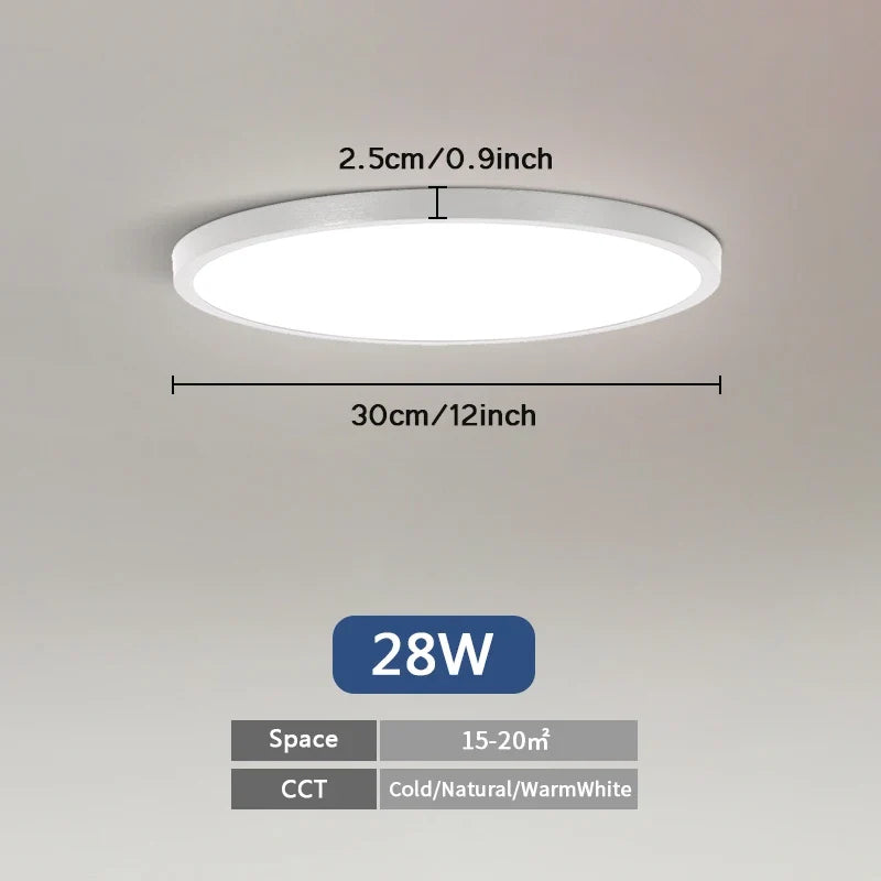 plafonniers led ultra minces creative clouds pour diverses pièces