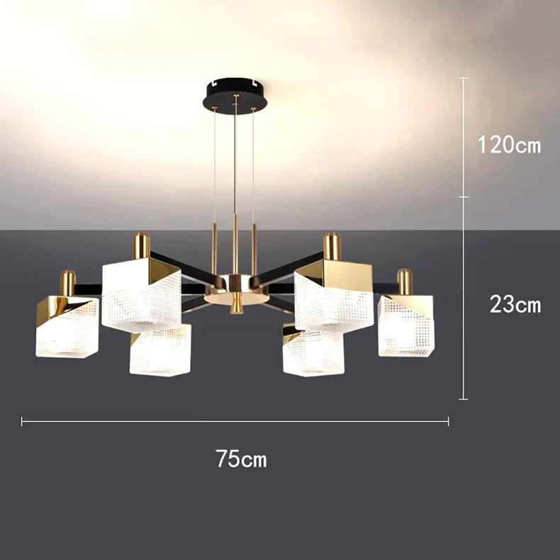 lustres modernes led suspendus pour éclairage intérieur