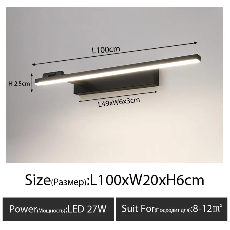 Applique murale LED moderne AC90-260V