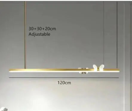 suspension design en acrylique pour décoration moderne de luxe