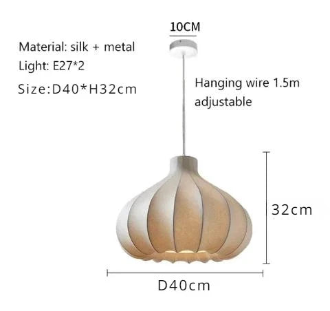 Suspension italienne en soie