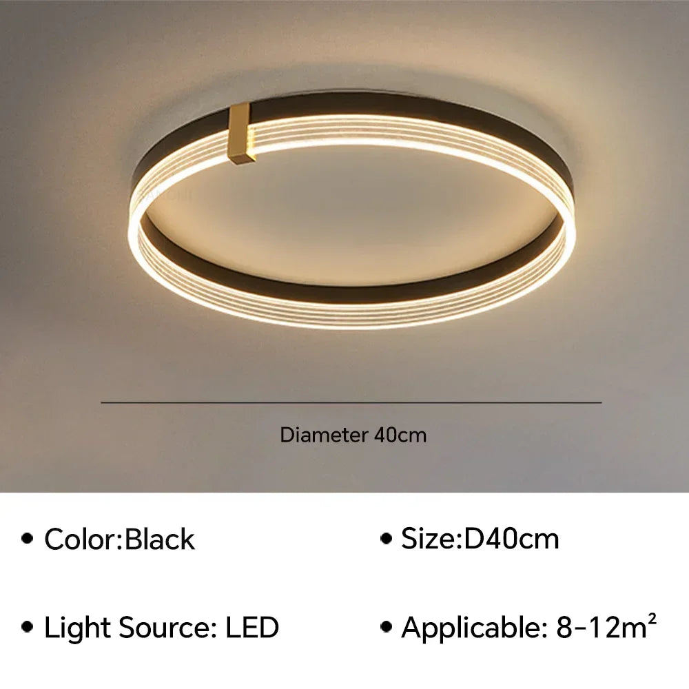 lustre moderne à leds pour intérieur décoration maison