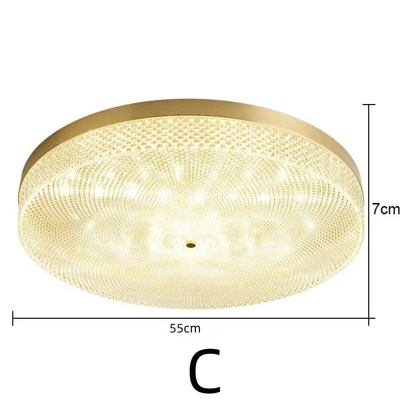 plafonnier led moderne rond pour éclairage intérieur élégant