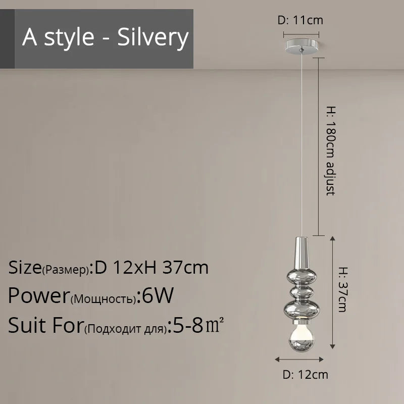 lustre nordique simple led pour bar et salon
