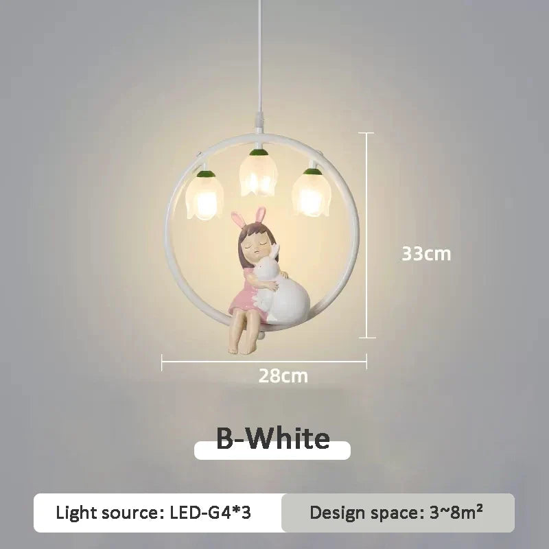 suspension mignonne pour chambre de petite fille moderne