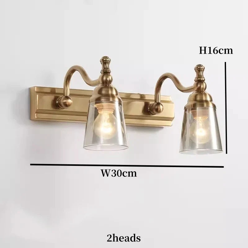Applique murale Vintage en Bronze