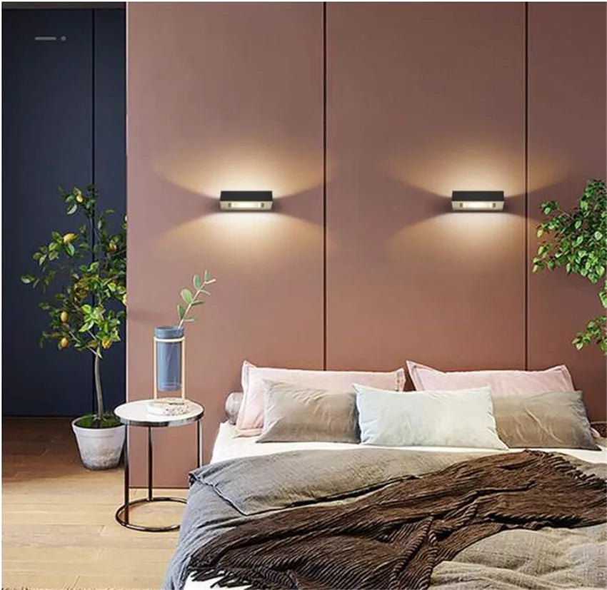 Modern Minimalist LED Wall Lamps, Aluminum Lighting, Home Decoration, Bedroom, Living Room, Aisle, Corridor, Lights
