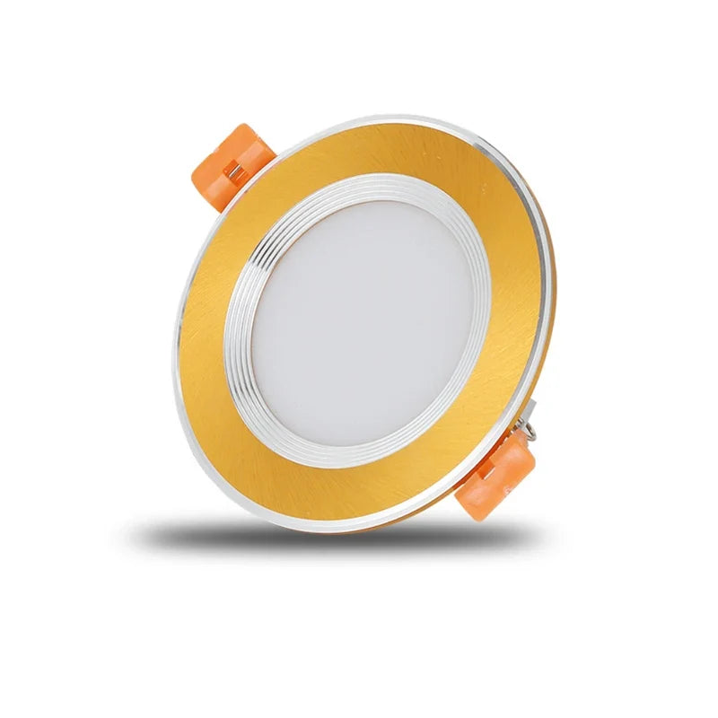 Foco LED empotrable redondo para cocina, lámpara de 7W, 9W, 12W, 15W, 18W, CA 220V,  impermeable, blanco cálido y frío