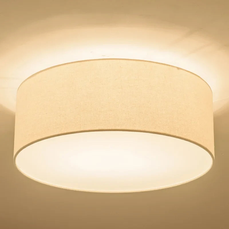 Plafonnier en tissu Simple nordique