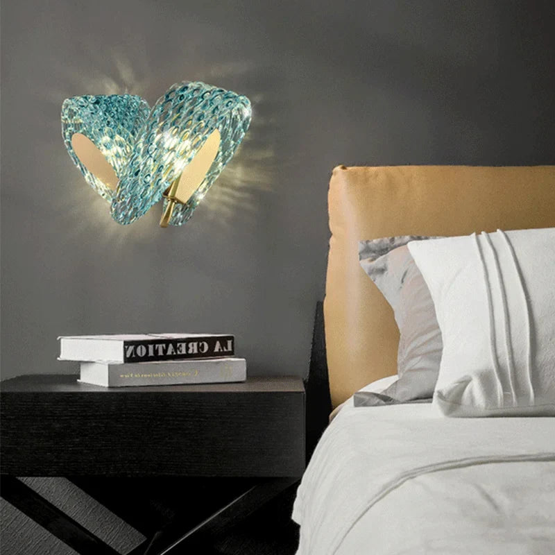 applique murale design fleur luxe créatif en cuivre décoratif