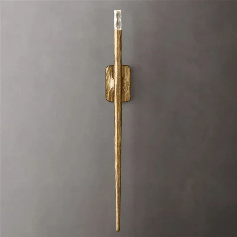RH laiton créatif applique salon fond mur escalier entrée étude médiévale Thaddeus chambre lampe de chevet